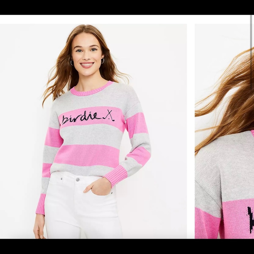 Loft birdie golf sweater